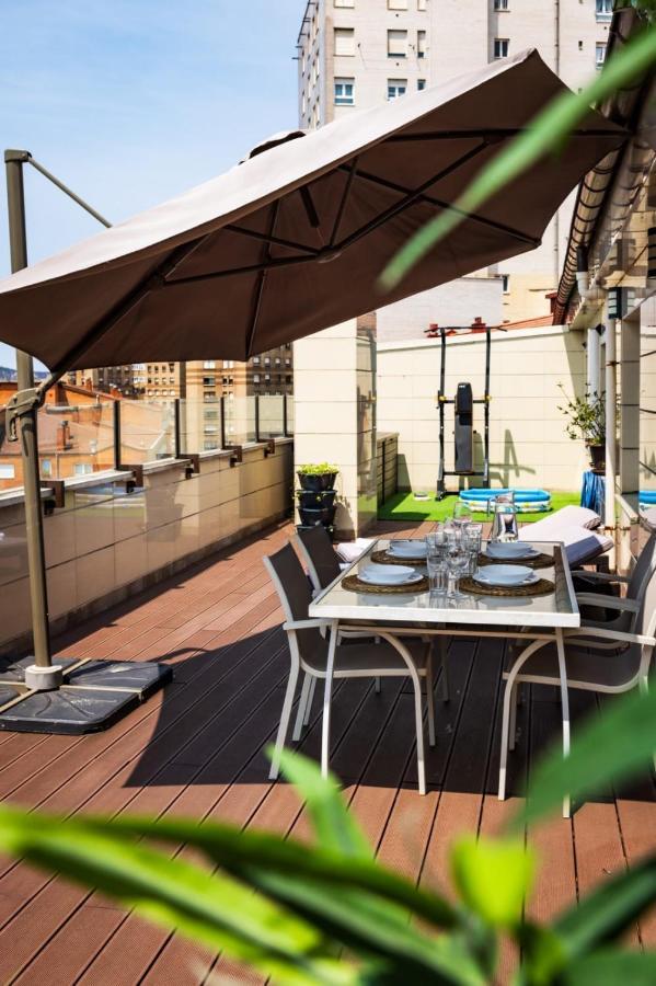 Lujoso Atico Entre 2 Playas Con Garaje, Terraza, Vistas Y Wifi Apartman Gijón Kültér fotó